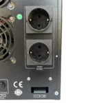نمایشگر LCD با نمایش بایپس خطا و ولتاژ ورودی